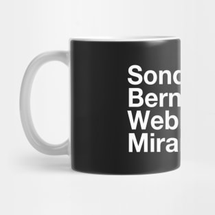 Sondheim & Bernstein & Webber & Miranda Broadway Musical Composers Mug